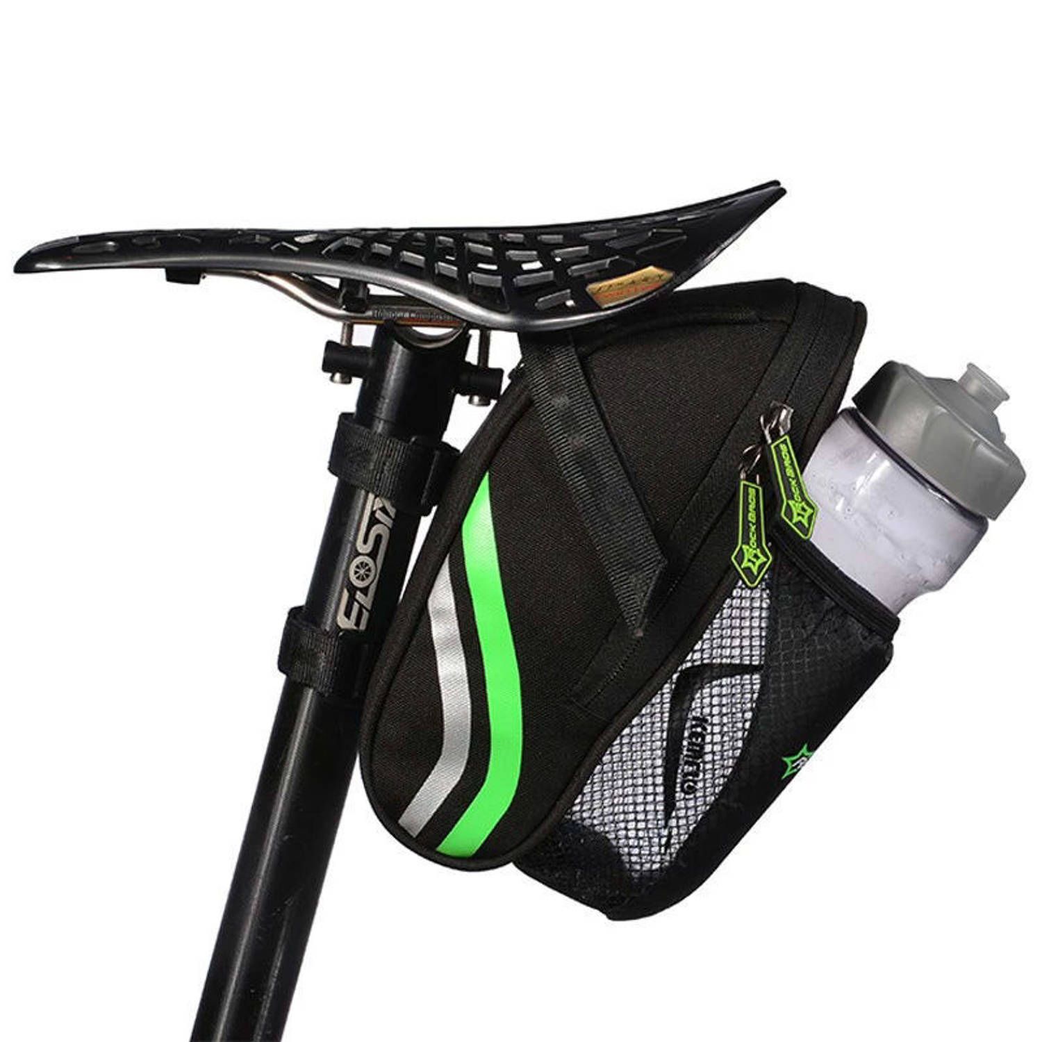 Decopatent Pro Waterbestendige Fiets Zadeltas Met Bidon Houder - Zadeltas - Polyester - 2023