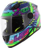LS2 FF812 Kid Svent Blauw Groen Casque intégral enfant - Taille S