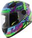 LS2 FF812 Kid Svent Blauw Groen Casque intégral enfant - Taille S