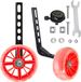 Ibenzoa® Stabilisatoren voor Kinderfietsen - Rood, Verstelbaar, Veiligheid voor 12-20 Inch Modellen