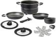 Brunner Pirate NG Camping Pannenset - Ø 24 - 8 Delig - Stapelbaar - Aluminium - PFOA vrij