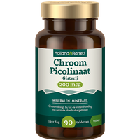 Holland & Barrett Chroom Picolinaat Gistvrij 200mcg - 90 tabletten