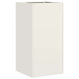 VidaXL Plantenbak Staal Wit 40x40x80 cm