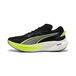 PUMA Deviate NITRO™ 3 hardloopschoenen voor Heren, Zwart/Geel, Maat 48,5