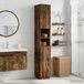 Maison Exclusive - Armoire de salle de bain HOORN chêne fumé