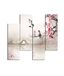 Homemania brug 4 natuur en landschappen per woonkamer, meerkleurig, 76 x 0,3 x 50 cm, HM204PMDF284, MDF