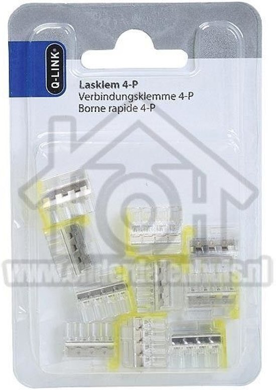 Q-Link Lasklem - Q link - 4 polig 1 tot 2.5 mmÂ² 10 stuks