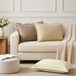 vidaXL - Kussensloop - 2 st - HOUTEN - Taupe - 50 x 80 cm - Polyester