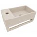 Wiesbaden Julia Fontein - Links - 35x20x16cm - Solid Surface - Beige