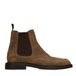 Manfield - Heren - Taupe suède chelsea boots - Maat 46