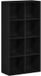vidaXL Boekenkast Zwart Eiken 66x30x130 cm Engineered Wood