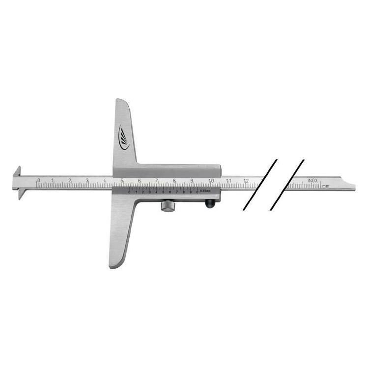 HELIOS PREISSER Diepte- schuifmaat 300mm min. rail 8x3mm - 292502