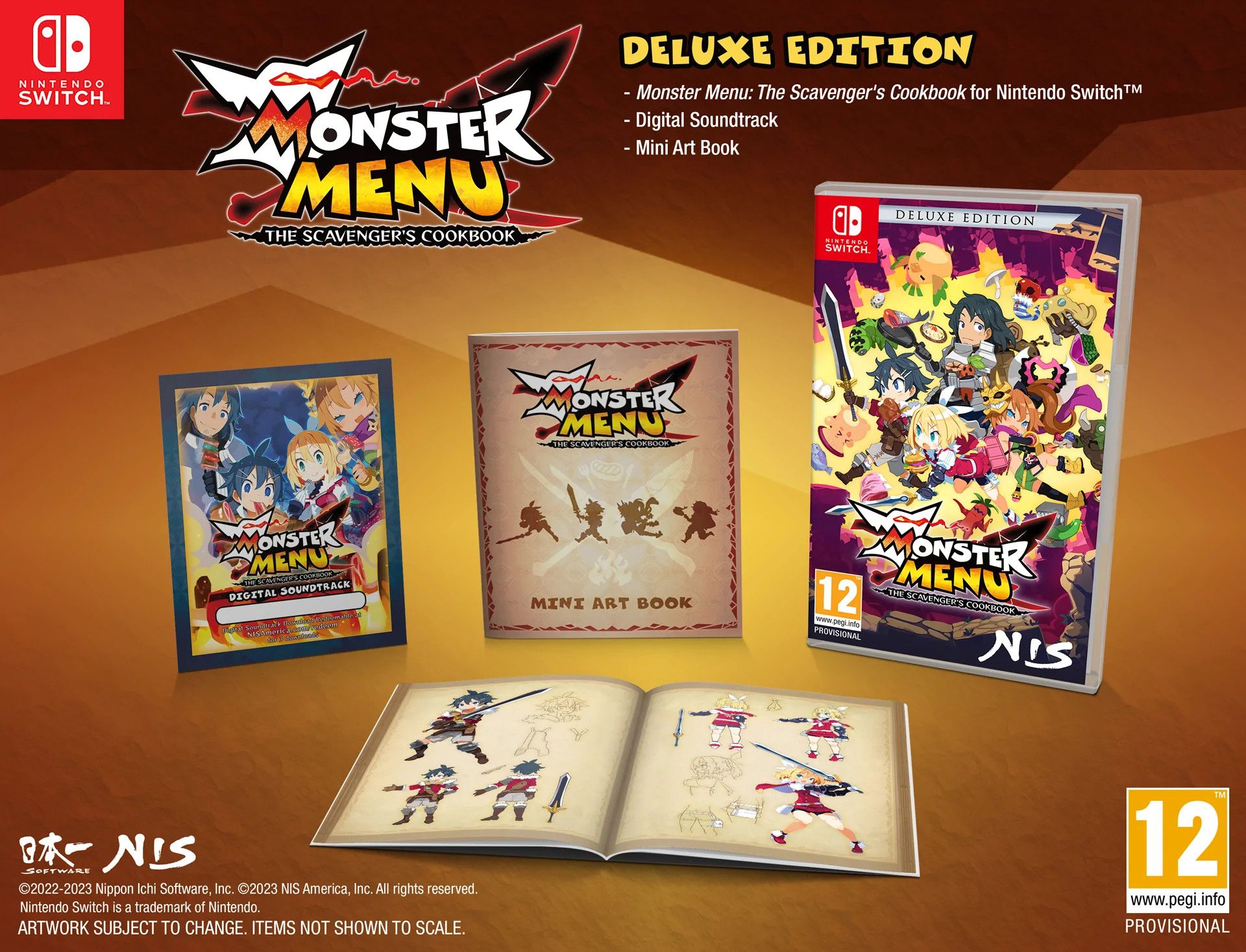 NIS Monster Menu: The Scavenger's Cookbook Deluxe Edition - Nintendo Switch
