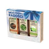 Pureo Power of Winter Joy Set, huiles essentielles naturelles, Bergamote, Arbre à thé, Cannelle, 3 x 10 ml