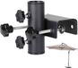 Ibenzoa® Support de parasol réglable et peu encombrant pour balcon et terrasse en métal noir
