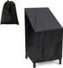Merkloos Dailygoods Tuinstoelhoes Oxford-stof Zwart 65 x 120 x 120 cm