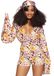 Leg Avenue Luxe sexy hippie boogie kostuum voor vrouwen - M - Volwassenen kostuums