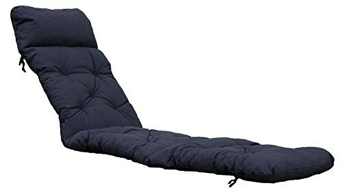 Chicreat Deckchair pad for lounger, 195x49 cm Donkergrijs