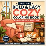 ENNODA Bold & Easy Cozy Coloring Book
