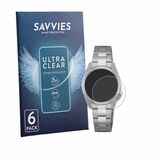 Savvies Screenprotector voor Seiko 5 Sports SRE003K1 (28 mm) - Folie Beschermfolie transparant 6 Stuks
