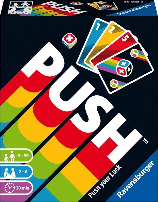 Ravensburger Push - Dobbelsteenspel - Bordspel - 8+ jaar