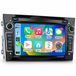 JUNSUN 7-inch Android autoradio voor Opel Astra H, Corsa D, Zafira B, Vectra C, 2GB+64GB, draadloze CarPlay en Android Auto, GPS, pianolak zwart