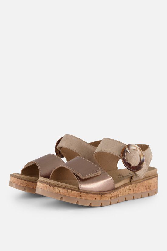 Feyn Sandalen beige Leer - Maat 40