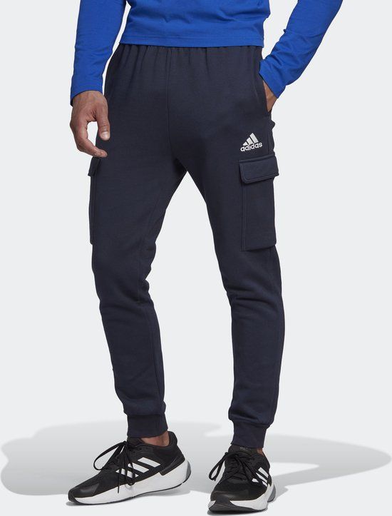 adidas Sportswear Essentials Fleece Cargo Broek - Heren - Grijs - L