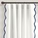 Lush Decor Coastal Chic Scallop Edge raamgordijnpaneel paar, 52" B x 84" L, grijs & gebroken wit