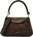 Coccinelle Tiggy Suede Bim Handbag Fango / Fango donkergroen