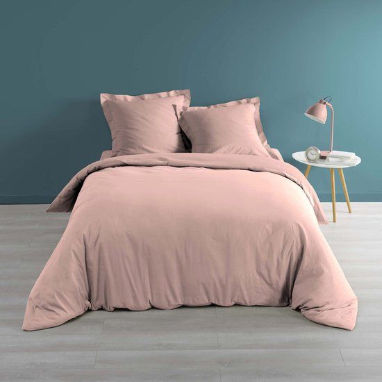 Douceur Livetti Dekbedovertrek 260x240cm Katoen 78 Draads Percaline Roze