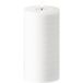LED Bougie pilier Aspect mouillé Ø 10 x 20 cm Blanc