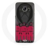 Maniacase Hoesje voor Samsung Galaxy S6 Inktvis Game Poster maskers personages
