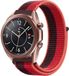 Strap-it Nylon Bracelet - Convient pour Samsung Galaxy Watch 3 - 41mm - Cherry Magenta
