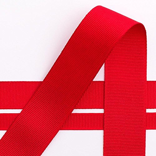 Italian Options Grosgrain lint, 16mm x 10 Meter Rol, Rood