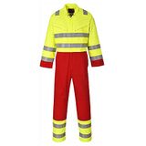 Portwest Bizflame Work Hi-Vis Overall FR90 - Geel - L