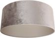 Steinhauer Grijze Velours Lampenkap K1066GS ⌀50cm met E27 fitting