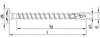Heco Topix+ Achterwandschroef 5x60 Pozidrive2 - Verzinkt - 200 stuks