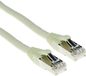 ACT Ivoor 0,5 meter LSZH SFTP CAT6A patchkabel snagless met RJ45 connectoren FB7400