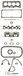 Full Ajusa 50121000 complete set afdichtingsringen motor