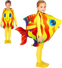 W WIDMANN MILANO Party Fashion Widmann - Tropische Vis Kostuum Kind 116/128 - Unisex