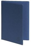 Exacompta - Denim beschermhoes voor schijn – 3 met kunststof gecoate kleppen – 8,5 x 13,2 cm – blauw