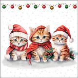 Ambiente - Lunch servetten - Funny cute kittens