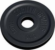 Gorilla Sports Olympische Halterschijf - 5 kg - Gietijzer Zwart - 50 mm