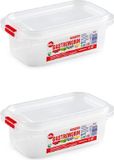 PLASTICFORTE Vershoudbakje vriezer en magnetron - 8x - 600 ML - kunststof