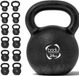 Monster Group BV Kettlebell en fonte en gietijzer - noir - 24kg - fond anti-roulement