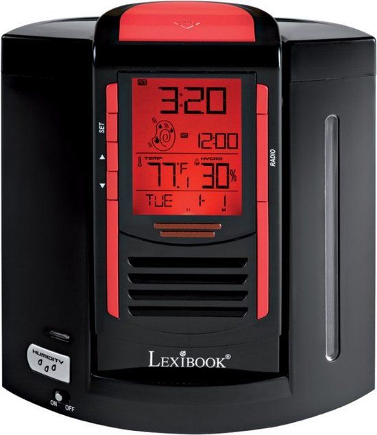 Lexibook Radio Alarm Clock met Luchtbevochtiger - Multi Colour