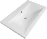 Brauer Halo Wastafel - 80 cm - Keramiek - Wit