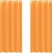 vidaXL - Rideaux - voilage - avec - œillets - 2 - pièces - 140x245 - cm - orange