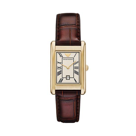 Emporio Armani AR11665 Heren Horloge 25mm - Bruin